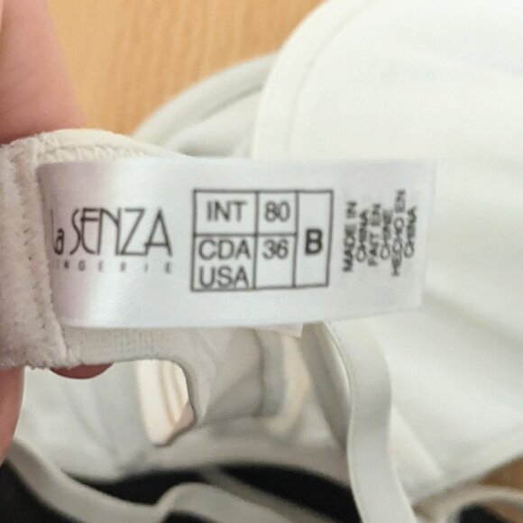 White LaSenza Bra - Womens Size 36C - Picture 2 of 2